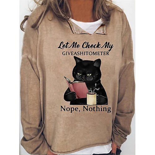 Women's Plus Size Tops Blouse Shirt Animal Letter Print Long Sleeve V Neck Casual Daily Vacation Polyester Winter Fall Blue khaki
Women's Plus Size Tops Blouse Shirt Animal Letter Print Long Sleeve V Neck Casual Daily Vacation Polyester Winter Fall Blue khaki