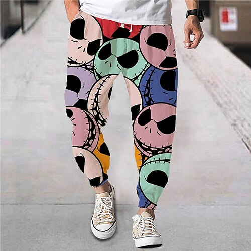 Men's Joggers Trousers Drawstring Elastic Waist 3D Print Cartoon Graphic Prints Monster Comfort Breathable Sports Outdoor Casual Daily Streetwear Designer Pink Micro-elastic
Men's Joggers Trousers Drawstring Elastic Waist 3D Print Cartoon Graphic Prints Monster Comfort Breathable Sports Outdoor Casual Daily Streetwear Designer Pink Micro-elastic