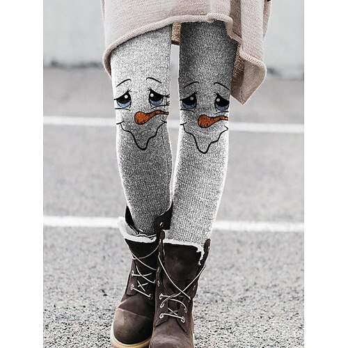 Dame Fleece bukser Strømpebukser Leggins Termisk Undertøj Grå Mode Jul Afslappet / Hverdag Trykt mønster Høj Elasticitet Fuld længde Hold Varm Figurer S M L XL 2XL / Tynde
Dame Fleece bukser Strømpebukser Leggins Termisk Undertøj Grå Mode Jul Afslappet / Hverdag Trykt mønster Høj Elasticitet Fuld længde Hold Varm Figurer S M L XL 2XL / Tynde