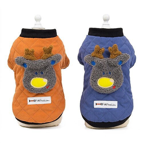 Dog Cat Coat Elk Adorable Stylish Ordinary Casual Daily Outdoor Christmas Winter Dog Clothes Puppy Clothes Dog Outfits Warm Dark Blue Orange Costume for Girl and Boy Dog Fleece Cotton XXS XS S M L XL
Dog Cat Coat Elk Adorable Stylish Ordinary Casual Daily Outdoor Christmas Winter Dog Clothes Puppy Clothes Dog Outfits Warm Dark Blue Orange Costume for Girl and Boy Dog Fleece Cotton XXS XS S M L XL