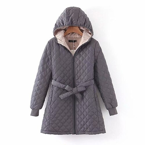 Women's Winter Jacket Winter Coat Parka Windproof Warm Outdoor Street Daily Vacation Zipper Pocket Fleece Lined Zipper Hoodie Contemporary Simple Casual Daily Modern Solid Color Regular Fit Outerwear
Women's Winter Jacket Winter Coat Parka Windproof Warm Outdoor Street Daily Vacation Zipper Pocket Fleece Lined Zipper Hoodie Contemporary Simple Casual Daily Modern Solid Color Regular Fit Outerwear