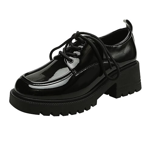 8029-1 autumn new style plus fertilizer widening small leather shoes women's round toe lace-up work shoes thick heel large size casual shoes
8029-1 autumn new style plus fertilizer widening small leather shoes women's round toe lace-up work shoes thick heel large size casual shoes