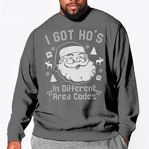 Men's Plus Size Pullover Sweatshirt Big and Tall Graphic Crew Neck Long Sleeve Spring & Fall Basic Fashion Streetwear Comfortable Casual Sports Tops
Men's Plus Size Pullover Sweatshirt Big and Tall Graphic Crew Neck Long Sleeve Spring & Fall Basic Fashion Streetwear Comfortable Casual Sports Tops