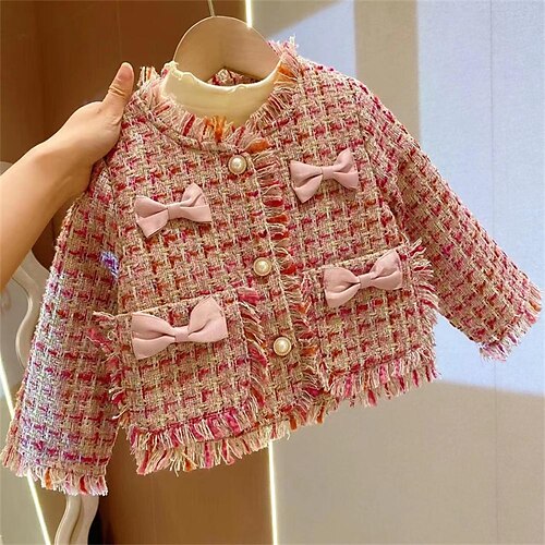 Toddler Girls' Jacket & Coat Plaid Adorable Button Outdoor Coat Outerwear 3-7 Years Winter Pink
Toddler Girls' Jacket & Coat Plaid Adorable Button Outdoor Coat Outerwear 3-7 Years Winter Pink