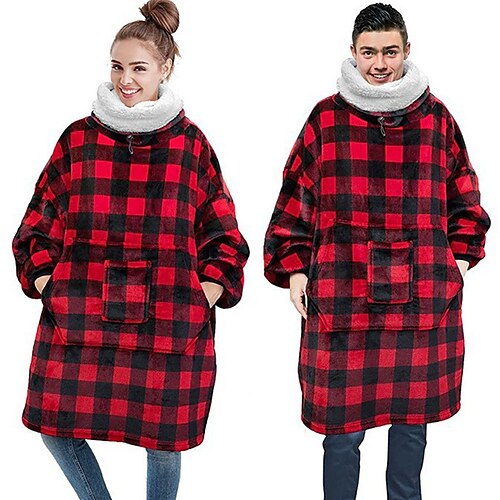 Adults' Nightwear Wearable Blanket Hoodie Solid Color Onesie Pajamas Flannel Cosplay For Men and Women Carnival Animal Sleepwear Cartoon Festival / Holiday Costumes
Adults' Nightwear Wearable Blanket Hoodie Solid Color Onesie Pajamas Flannel Cosplay For Men and Women Carnival Animal Sleepwear Cartoon Festival / Holiday Costumes