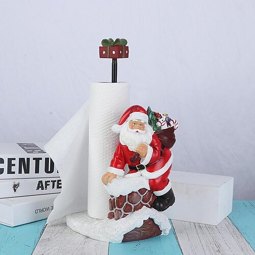 Christmas Tissue Holder Durable Resin Santa Tissue Box Festive Christmas Tissue Container Box For Living Room Table Ornament
Christmas Tissue Holder Durable Resin Santa Tissue Box Festive Christmas Tissue Container Box For Living Room Table Ornament