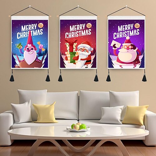 Christmas Tapestry Painting Decoration Photography Background Arrangement Cloth Living Room Decoration Santa Claus
Christmas Tapestry Painting Decoration Photography Background Arrangement Cloth Living Room Decoration Santa Claus