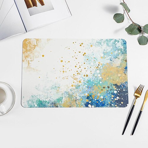 nordic style creative water ripple printed leather placemats non-slip insulation mats home dining table mats western placemats wholesale
nordic style creative water ripple printed leather placemats non-slip insulation mats home dining table mats western placemats wholesale