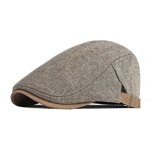 Hat Beret Hat Men's Khaki Light Gray Dark Gray Street Dailywear Weekend Adjustable Buckle Stripe Portable Comfort Fashion
Hat Beret Hat Men's Khaki Light Gray Dark Gray Street Dailywear Weekend Adjustable Buckle Stripe Portable Comfort Fashion
