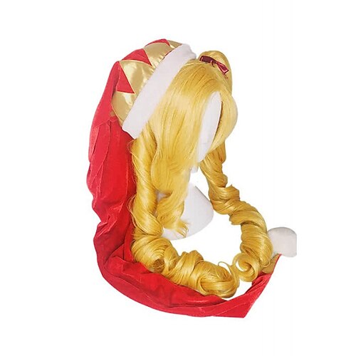 Christmas Party wigs LOL Christmas Jinx Game Cosplay Wigs Long Gloden Woman Wigs
Christmas Party wigs LOL Christmas Jinx Game Cosplay Wigs Long Gloden Woman Wigs