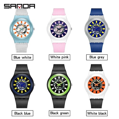 SANDA Top Brand Mens Luxury Watches Fashion Silicone Belt Women Japan Quartz Wrist Watch Men Sports Watche
SANDA Top Brand Mens Luxury Watches Fashion Silicone Belt Women Japan Quartz Wrist Watch Men Sports Watche