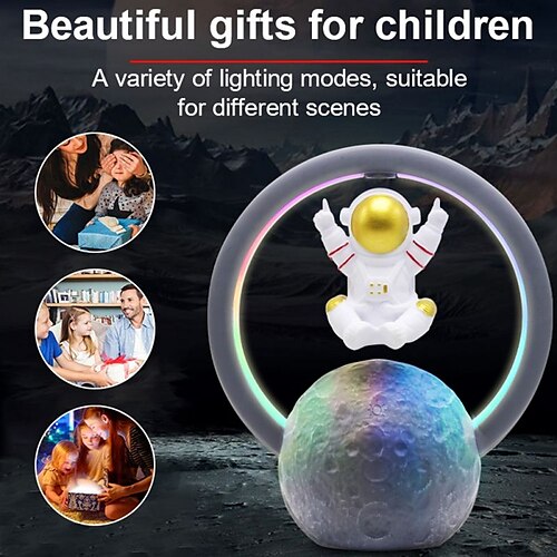 Christmas Magnetic Levitation Bluetooth Speaker, Levitation Astronaut Speaker with 6 Modes Color LED Light 360 Degree Rotation, Night Light, Bedside Lamp, Cool for Home Office Decor, Creative Gift
Christmas Magnetic Levitation Bluetooth Speaker, Levitation Astronaut Speaker with 6 Modes Color LED Light 360 Degree Rotation, Night Light, Bedside Lamp, Cool for Home Office Decor, Creative Gift
