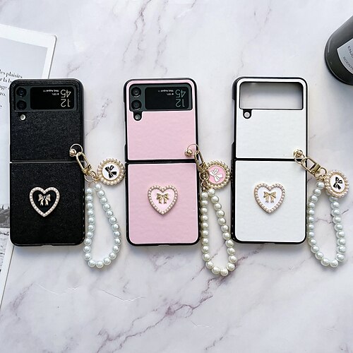 Phone Case For Samsung Galaxy Back Cover Z Flip Z Flip 4 Flip 3 Flip 2 Four Corners Drop Resistance with Wrist Strap Shockproof Heart Solid Colored PC PU Leather
Phone Case For Samsung Galaxy Back Cover Z Flip Z Flip 4 Flip 3 Flip 2 Four Corners Drop Resistance with Wrist Strap Shockproof Heart Solid Colored PC PU Leather