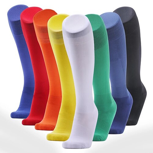 Athletic Sports Socks 1 Pair Cushion Long Men's Socks Breathable Quick Dry Moisture Wicking Comfortable Non-slipping Gym Workout Football / Soccer Running Jogging Soccer Sports Solid Colored Polyester
Athletic Sports Socks 1 Pair Cushion Long Men's Socks Breathable Quick Dry Moisture Wicking Comfortable Non-slipping Gym Workout Football / Soccer Running Jogging Soccer Sports Solid Colored Polyester