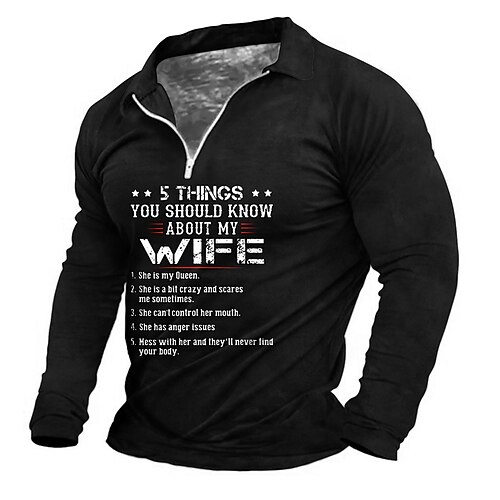 Men's Collar Polo Shirt Golf Shirt Letter Graphic Prints Turndown Black Brown 3D Print Outdoor Street Long Sleeve Zipper Print Clothing Apparel Fashion Designer Casual Breathable
Men's Collar Polo Shirt Golf Shirt Letter Graphic Prints Turndown Black Brown 3D Print Outdoor Street Long Sleeve Zipper Print Clothing Apparel Fashion Designer Casual Breathable