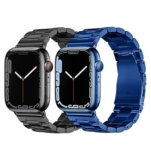 1PC Smart Watch Band Compatible with Apple iWatch Series 8/7/6/5/4/3/2/1 / SE Metal Band for iWatch Smartwatch Strap Wristband Stainless Steel Luxury Adjustable Breathable
1PC Smart Watch Band Compatible with Apple iWatch Series 8/7/6/5/4/3/2/1 / SE Metal Band for iWatch Smartwatch Strap Wristband Stainless Steel Luxury Adjustable Breathable