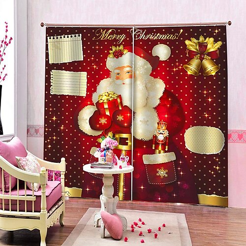 Rideaux de noël, wapiti de noël décoration de noël chambre assombrissant rideau occultant traitements de fenêtre pour salon chambre 1 panneau
Rideaux de noël, wapiti de noël décoration de noël chambre assombrissant rideau occultant traitements de fenêtre pour salon chambre 1 panneau