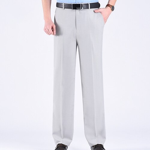 Men's Dress Pants Trousers Pocket Straight Leg Solid Colored Breathable Soft Office Business Chic & Modern Formal Smoky gray Deep Blue Micro-elastic
Men's Dress Pants Trousers Pocket Straight Leg Solid Colored Breathable Soft Office Business Chic & Modern Formal Smoky gray Deep Blue Micro-elastic