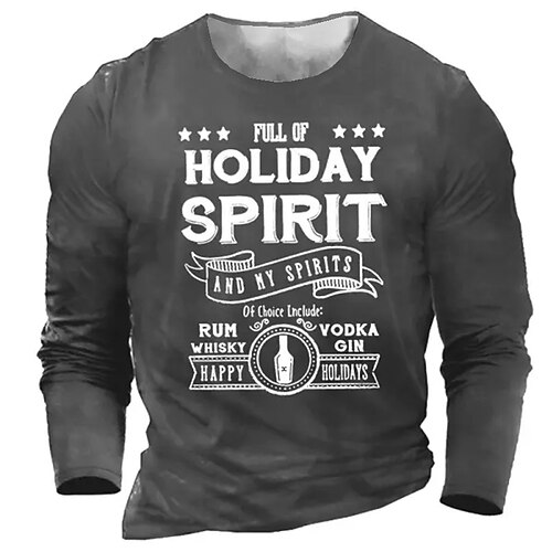 Men's T shirt Tee Letter Graphic Prints Crew Neck Army Green Dark Gray Navy Blue Black 3D Print Outdoor Street Long Sleeve Print Clothing Apparel Basic Sports Designer Casual
Men's T shirt Tee Letter Graphic Prints Crew Neck Army Green Dark Gray Navy Blue Black 3D Print Outdoor Street Long Sleeve Print Clothing Apparel Basic Sports Designer Casual