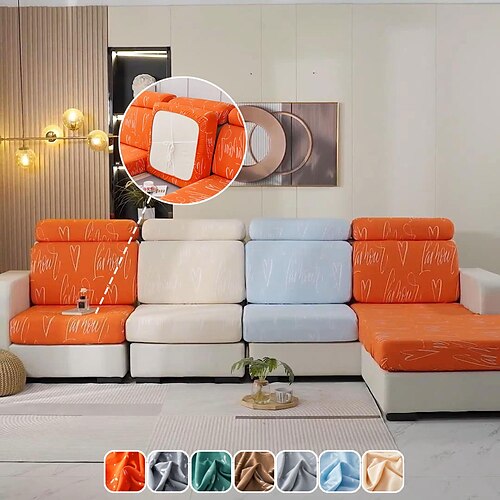Stretch Couch Cushion Cover Cushion Slipcover for Chair Cushion Furniture Protector Seat Cushion Sofa Cover with Elastic Bottom Washable
Stretch Couch Cushion Cover Cushion Slipcover for Chair Cushion Furniture Protector Seat Cushion Sofa Cover with Elastic Bottom Washable