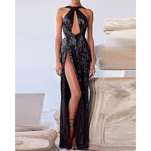 vestido de festa de formatura feminino vestido de lantejoulas vestido bainha vestido longo vestido maxi preto sem mangas cor pura lantejoulas inverno outono outono frente única elegante festa à noite
vestido de festa de formatura feminino vestido de lantejoulas vestido bainha vestido longo vestido maxi preto sem mangas cor pura lantejoulas inverno outono outono frente única elegante festa à noite