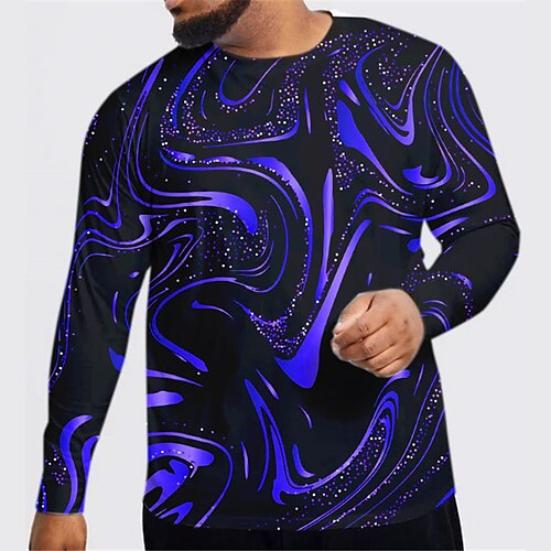 Men's Plus Size T shirt Tee Big and Tall Graphic Crew Neck Long Sleeve Spring & Fall Basic Fashion Streetwear Comfortable Casual Sports Tops
Men's Plus Size T shirt Tee Big and Tall Graphic Crew Neck Long Sleeve Spring & Fall Basic Fashion Streetwear Comfortable Casual Sports Tops
