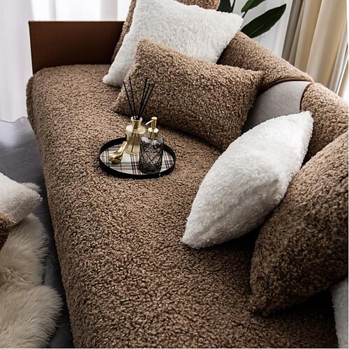 Sofa Cushion Winter Plush Nordic Simple Teddy Velvet Sofa Cover All-Inclusive Cover Non-Slip Thickening High-Grade
Sofa Cushion Winter Plush Nordic Simple Teddy Velvet Sofa Cover All-Inclusive Cover Non-Slip Thickening High-Grade