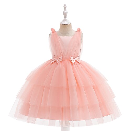 Kids Little Girls' Dress Solid Colored Tulle Dress Performance Daily Mesh Bow Pink Midi Sleeveless Princess Beautiful Dresses Spring Summer Regular Fit 2-8 Years
Kids Little Girls' Dress Solid Colored Tulle Dress Performance Daily Mesh Bow Pink Midi Sleeveless Princess Beautiful Dresses Spring Summer Regular Fit 2-8 Years