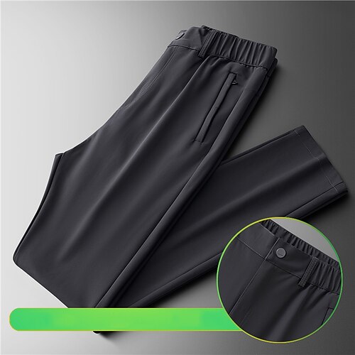 Men's Trousers Casual Pants Elastic Waist Straight Leg Solid Color Casual Daily Running Basic Sports Dark Blue Dark Gray Micro-elastic
Men's Trousers Casual Pants Elastic Waist Straight Leg Solid Color Casual Daily Running Basic Sports Dark Blue Dark Gray Micro-elastic