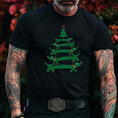 Men's T shirt Tee Christmas t shirts Tree Graphic Prints Crew Neck Black Hot Stamping Christmas Street Short Sleeve Print Clothing Apparel Fashion Designer Casual Comfortable
Men's T shirt Tee Christmas t shirts Tree Graphic Prints Crew Neck Black Hot Stamping Christmas Street Short Sleeve Print Clothing Apparel Fashion Designer Casual Comfortable