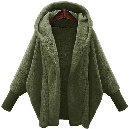 Dame Pluss størrelse Teddyfrakk Vinterfrakk عادي Avslappet Langermet Med hette Normal Vinter Høst Grønn Svart Rosa L XL XXL 3XL 4XL
Dame Pluss størrelse Teddyfrakk Vinterfrakk عادي Avslappet Langermet Med hette Normal Vinter Høst Grønn Svart Rosa L XL XXL 3XL 4XL