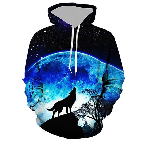 Men's Pullover Hoodie Sweatshirt Blue Hooded Wolf Graphic Prints Print Daily Sports 3D Print Basic Streetwear Casual Spring & Fall Clothing Apparel Hoodies Sweatshirts Long Sleeve
Men's Pullover Hoodie Sweatshirt Blue Hooded Wolf Graphic Prints Print Daily Sports 3D Print Basic Streetwear Casual Spring & Fall Clothing Apparel Hoodies Sweatshirts Long Sleeve