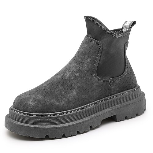 Men's Boots Fashion Boots Casual Classic Daily PU Mid-Calf Boots Gray Black Winter
Men's Boots Fashion Boots Casual Classic Daily PU Mid-Calf Boots Gray Black Winter