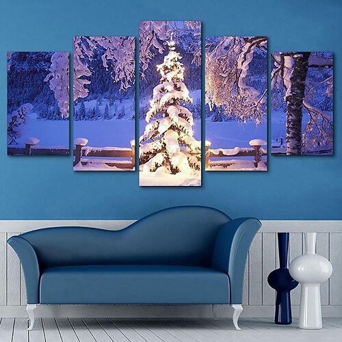 5 Paneles Christmas Prints/Posters Christmas Tree Wall Art Modern Picture Home Decor Wall Hanging Gift Rolled Canvas Unframed Unstretched
5 Paneles Christmas Prints/Posters Christmas Tree Wall Art Modern Picture Home Decor Wall Hanging Gift Rolled Canvas Unframed Unstretched