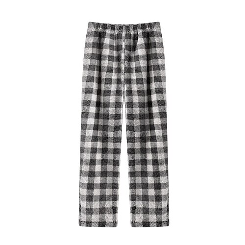 Men's Flannel Pajama Pants Lounge Pants Grid / Plaid Simple Casual Plush Home Daily Flannel Warm Breathable Long Pant Pant Elastic Waist Winter Gray
Men's Flannel Pajama Pants Lounge Pants Grid / Plaid Simple Casual Plush Home Daily Flannel Warm Breathable Long Pant Pant Elastic Waist Winter Gray
