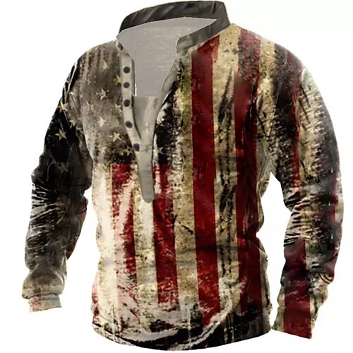 Men's Unisex Sweatshirt Pullover Button Up Hoodie Red Standing Collar Graphic Prints National Flag Print Casual Daily Sports 3D Print Streetwear Designer Casual Clothing Apparel Hoodies Sweatshirts
Men's Unisex Sweatshirt Pullover Button Up Hoodie Red Standing Collar Graphic Prints National Flag Print Casual Daily Sports 3D Print Streetwear Designer Casual Clothing Apparel Hoodies Sweatshirts