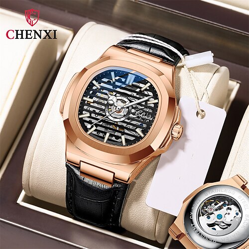 orologio da uomo d'affari vestito in pelle moda chenxi automatico scheletro meccanico impermeabile luminoso orologio da polso da uomo
orologio da uomo d'affari vestito in pelle moda chenxi automatico scheletro meccanico impermeabile luminoso orologio da polso da uomo