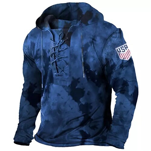 Men's Pullover Hoodie Sweatshirt Pullover Blue Hooded Graphic Prints Lace up Print Casual Daily Sports 3D Print Basic Streetwear Designer Spring Fall Clothing Apparel Hoodies Sweatshirts Long
Men's Pullover Hoodie Sweatshirt Pullover Blue Hooded Graphic Prints Lace up Print Casual Daily Sports 3D Print Basic Streetwear Designer Spring Fall Clothing Apparel Hoodies Sweatshirts Long