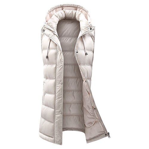 Women's Vest Warm Breathable Outdoor Daily Wear Vacation Going out Pocket Zipper Hoodie Active Comfortable Street Style Solid Color Regular Fit Outerwear Sleeveless Winter Fall Black Army Green Beige
Women's Vest Warm Breathable Outdoor Daily Wear Vacation Going out Pocket Zipper Hoodie Active Comfortable Street Style Solid Color Regular Fit Outerwear Sleeveless Winter Fall Black Army Green Beige
