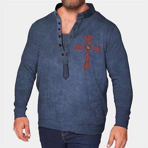 Men's Plus Size Sweatshirt Big and Tall Graphic Prints Standing Collar Long Sleeve Spring Fall Basic Designer Casual Big and Tall Daily Sports Tops
Men's Plus Size Sweatshirt Big and Tall Graphic Prints Standing Collar Long Sleeve Spring Fall Basic Designer Casual Big and Tall Daily Sports Tops
