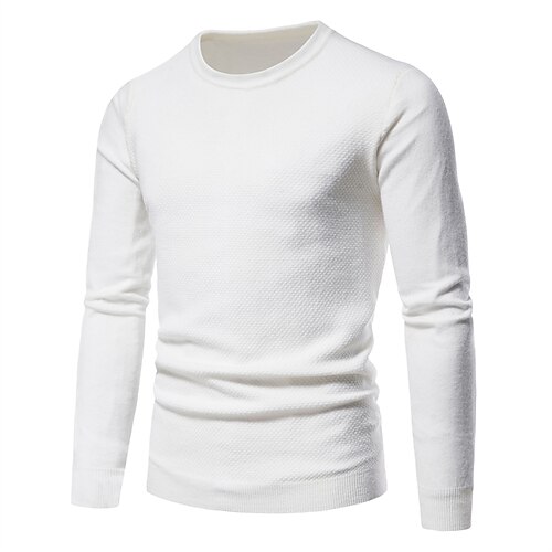 Men's Pullover Sweater Jumper Ribbed Knit Tunic Solid Color Crew Neck Keep Warm Modern Contemporary Work Daily Wear Clothing Apparel Winter Fall Black Green L XL XXL
Men's Pullover Sweater Jumper Ribbed Knit Tunic Solid Color Crew Neck Keep Warm Modern Contemporary Work Daily Wear Clothing Apparel Winter Fall Black Green L XL XXL