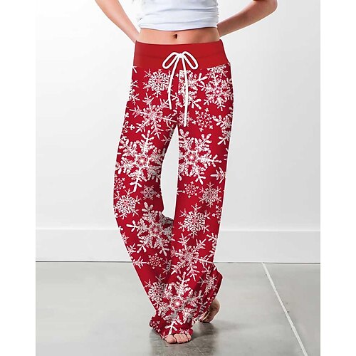 Per donna A zampa Pantaloni Rosso Di tendenza Natale Fine settimana A zampa cascante Media elasticità Lunghezza intera Comfort Fiocco di neve S M L XL XXL / Stampa
Per donna A zampa Pantaloni Rosso Di tendenza Natale Fine settimana A zampa cascante Media elasticità Lunghezza intera Comfort Fiocco di neve S M L XL XXL / Stampa