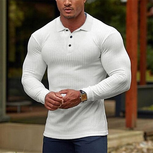 Men's T shirt Tee Solid Color Turndown Beige Street Daily Long Sleeve Button-Down Clothing Apparel Fashion Designer Casual Comfortable
Men's T shirt Tee Solid Color Turndown Beige Street Daily Long Sleeve Button-Down Clothing Apparel Fashion Designer Casual Comfortable
