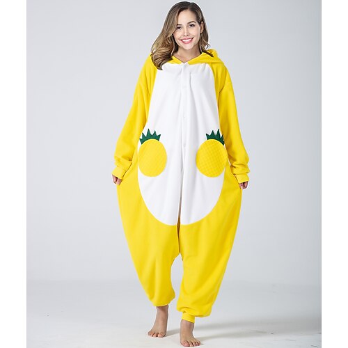 Adults' Kigurumi Pajamas Nightwear Camouflage Pineapple Fruit Character Onesie Pajamas Flannel Cosplay For Men and Women Christmas Animal Sleepwear Cartoon Festival / Holiday Costumes
Adults' Kigurumi Pajamas Nightwear Camouflage Pineapple Fruit Character Onesie Pajamas Flannel Cosplay For Men and Women Christmas Animal Sleepwear Cartoon Festival / Holiday Costumes