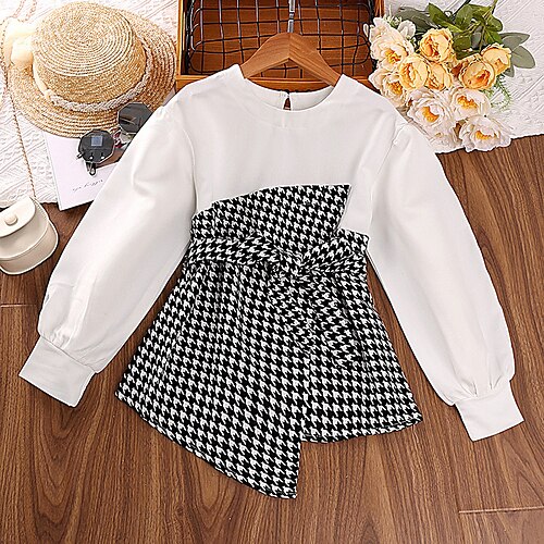 Da ragazza maglietta Manica lunga A quadri Bianco Bambini Top Autunno Inverno Esterno Standard 3-7 anni
Da ragazza maglietta Manica lunga A quadri Bianco Bambini Top Autunno Inverno Esterno Standard 3-7 anni