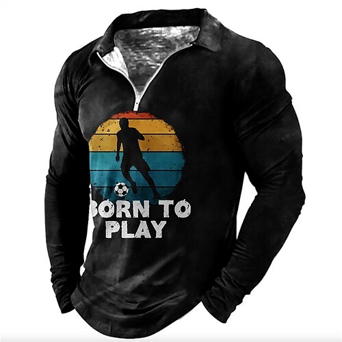 Men's Collar Polo Shirt Golf Shirt Letter Football Soccer World Cup 2022 Turndown Khaki Black 3D Print Outdoor Sports Long Sleeve Zipper Print Clothing Apparel Fashion Designer Casual Breathable
Men's Collar Polo Shirt Golf Shirt Letter Football Soccer World Cup 2022 Turndown Khaki Black 3D Print Outdoor Sports Long Sleeve Zipper Print Clothing Apparel Fashion Designer Casual Breathable