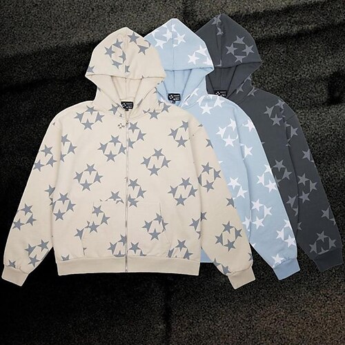 Spicy Girls Punk & Gothic Y2K Year 2000 Masquerade Jacket Women's Pocket Full Zip Japanese Cosplay Costumes Blue / White / Black Stars
Spicy Girls Punk & Gothic Y2K Year 2000 Masquerade Jacket Women's Pocket Full Zip Japanese Cosplay Costumes Blue / White / Black Stars