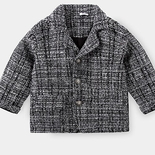 Toddler Boys Blazer Coat Outerwear Solid Color Long Sleeve Coat Formal Cotton Cool Daily Black Winter Fall 3-7 Years
Toddler Boys Blazer Coat Outerwear Solid Color Long Sleeve Coat Formal Cotton Cool Daily Black Winter Fall 3-7 Years