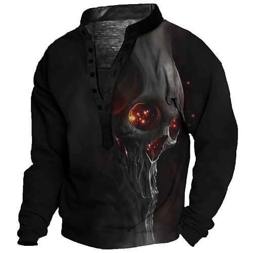 Men's Sweatshirt Pullover Black Standing Collar Skull Graphic Prints Print Casual Daily Sports 3D Print Streetwear Designer Casual Spring Fall Clothing Apparel Hoodies Sweatshirts Long Sleeve
Men's Sweatshirt Pullover Black Standing Collar Skull Graphic Prints Print Casual Daily Sports 3D Print Streetwear Designer Casual Spring Fall Clothing Apparel Hoodies Sweatshirts Long Sleeve