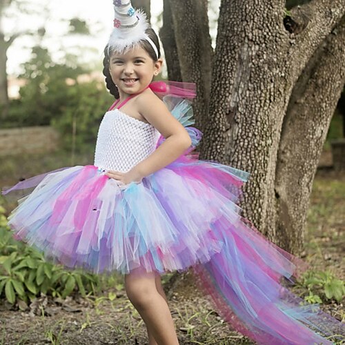 Kids Girls' Dress Unicorn Party Dress Above Knee Dress Performance Cotton Sleeveless Princess Dress 4-12 Years Spring Pink Beige White / Summer / Sweet
Kids Girls' Dress Unicorn Party Dress Above Knee Dress Performance Cotton Sleeveless Princess Dress 4-12 Years Spring Pink Beige White / Summer / Sweet